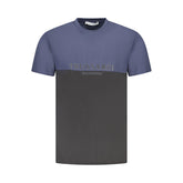 Trussardi Blue Cotton Men T-Shirt